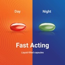 AXIV Day ' Night Cold " Flu Medicine Combo Pack Softgels, Daytime " Nighttime Relief for Headache, Fever, Sore Throat, Minor Aches &quot Pains, " Cough, 72 Softgels