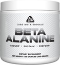 Nutriciones básicas Beta Alanine Powder ← Soporta fuerza, rendimiento muscular, " La resistencia a la vida ayuda a reducir la fatiga muscular TEN 200 gramos (sin sabor)