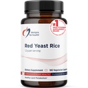 Diseños para la Sinergía RYR Salud - Suplemento de arroz de levadura roja - 1200 mg de arroz de levadura roja + CoQ10 para apoyar la salud cardiovascular + mantenimiento de niveles de la lupa en rango normal (120 cápsulas)