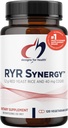 Diseños para la Sinergía RYR Salud - Suplemento de arroz de levadura roja - 1200 mg de arroz de levadura roja + CoQ10 para apoyar la salud cardiovascular + mantenimiento de niveles de la lupa en rango normal (120 cápsulas)