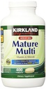 Adultos de Firma Kirkland, 50 más vitaminas múltiples maduras " minerales, tabletas de 400 puntos