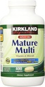 Kirkland Signature Adults, 50 plus Mature Multi Vitamins & Minerals, 400-Count Tablets