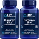 Life Extension Curcumin Elite Turmeric Extract, 90 Caps (Pack of 2)