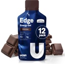 UCAN Edge Energy Gel Shots, Chocolate (12, 2 Ounce Packets) para Running, Training, Workouts, Fitness, Cycling, Crossfit ¦ Sugar-Free, Vegan, & Keto Friendly Energy