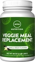MRM Nutrición Veggie Meal Reemplazo Protein ← Vanilla Bean Flavored tención 22g proteína basada en plantas completas Silencio Meal on the-the-go ← Hambre mediate 