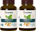Himalaya Turmeric 95 Suplemento con Curcumin/Curcuminoids, Soporte Conjunto y Musculo, Flexibilidad óptima y movilidad, 600 mg, No GMO, Vegan, Gluten Gratis, 60 cápsulas, 2 Pack, 60 Day Supply