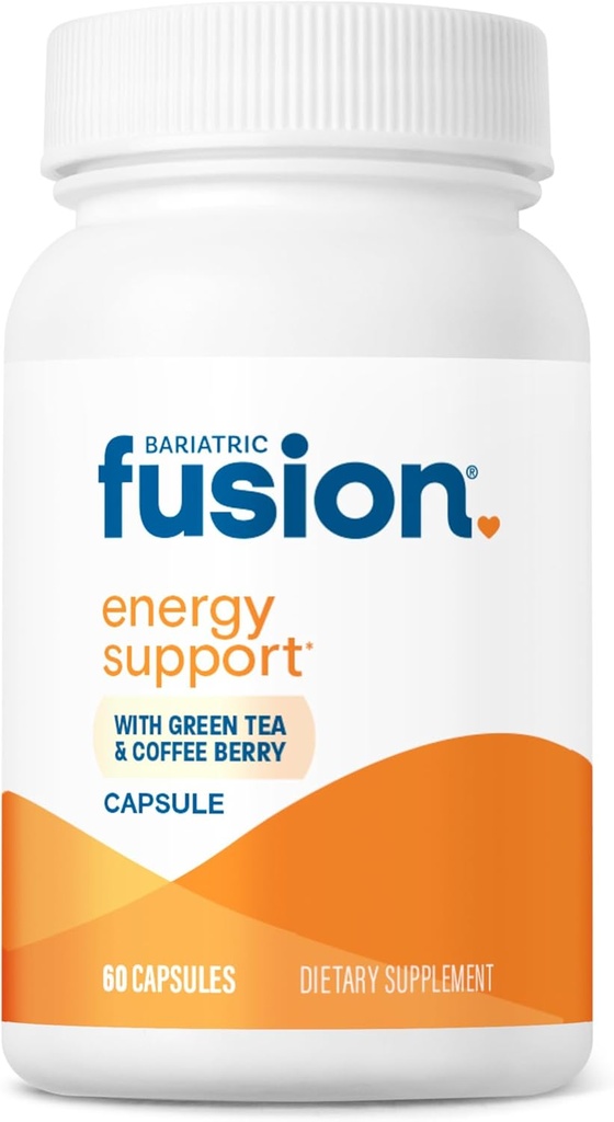 Bariatric Fusion B Vitaminas for Energy Support Silencio B-Complex with 70mg Natural Caffiene Silencio Vegan Capsules ← Vitaminas Bariatricas para Mujeres y Hombres TEN Gluten, Dairy and Soy Free ← Non-GMO TEN 60 Conde