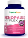 Complejo de menopausia NusaPure : Cohosh Negro e Ingredientes Herbales - 60 cápsulas