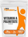 BulkSupplements.com Vitamina A Palmitate Powder - como Retinol Palmitate, Vitamina A Suplemento para Immune &amp; Eye Support - Gluten Free, 35mg por Serving, 1kg (2.2 lbs) (Pack of 1)