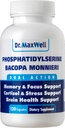 Phosphatidylserine " Bacopa Monnieri, mejor que cada uno solo. Phosphatidylserine Suplemento 300mg, No Fillers, Soy Gratis, 2in1, 120 cápsulas. Apoyo a la memoria