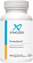 XYMOGEN ProteoXyme - Enzimas de páncreas, Serrapeptase, Rutin, Papain " Bromelain - Diseñado para apoyar la integridad del sistema de inmunes saludables (100 cápsulas resistentes al ácido)