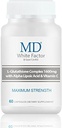 MD White Factor - Suplemento Glutathione con Antioxidantes Efectivos, Vitamina C ' Lipoic Acid Silencio (60 cápsulas)