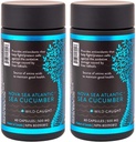 Suplemento de Cucumbería del Mar, Cucumbería del Mar Silvestres con Condroitina Fucosilada Vitaminas Minerales - Suplemento Antioxidante Natural para Niño Adulto Mayor (Pack of 2)