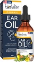 Aceite de oído orgánico para las infecciones del oído - Natural Eardrops for Infection Prevention, Swimmer's Ear &amp; Wax Removal - Niños, Adultos, Baby, Dog Earache Remedy - con Mullein, Ajo, Calendula, Made in USA