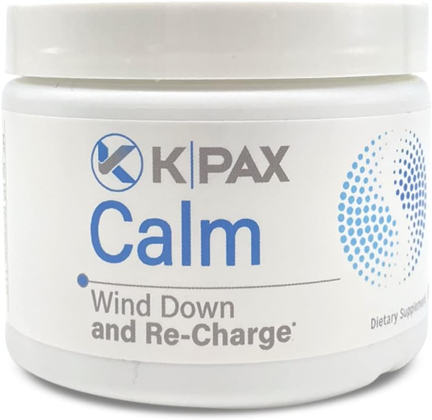 KPAX Calm Magnesium Glycinate Supplement, Anti Stress Supplement with GABA and Valerian Extract Supports a Balanced Mood – 60 Tablets