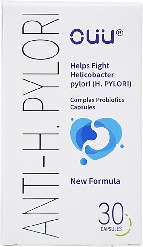 OUU H Pylori Tratamiento SilencioPylopass Lactobacillus Reuteri Probiotic Apto para Adultos &amp; Niños Edad 9+ Silencio20 Billion CFU Per Serving ←28 Vegetarian Capsules SilencioRelief from Heartburn &amp; Acid Reflux