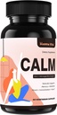 Calma suplementos de Ashwagandha, Ashwagandha 4000mg con Rhodiola Rosea, Reishi, Ginseng, Bacopa, L Theanine, Natural Adaptogens Nootropic Stress & Mood Support, 60 cápsulas