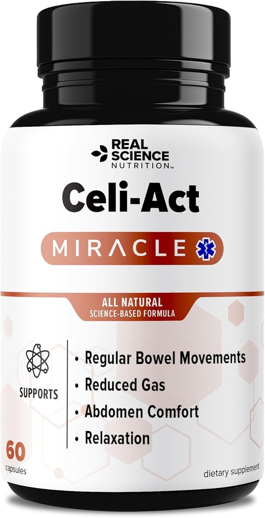 El Milagro Celi-Act es un suplemento natural para apoyar el malestar celíaco y la salud digestiva