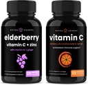 NutraChamps Elderberry y Vitamina C Capsules Bundle