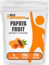 BulkSupplements.com Papaya Fruit Extract Powder - Papaya Extract, for Digestive Support - Gluten Free, 1g per Serving, 250g (8.8 oz) (Pack of 1)