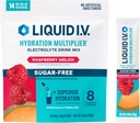Liquid I.V.® Hydration Multiplier Sugar-Free - Raspberry Melon ¦ Electrolyte Powder Drink Mix ← 1 Pack (14 Servings)