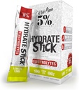 5% Nutrición Hydrate Stick Hydration Packets  Sport Electrolyte Powder Mix Packets with Coconut Water (Lemon Lime) (10 Count)