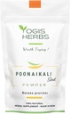 YOGIS HERBS Poonaikali Seed Powder (Kapikacchu/Velvet Bean/Mucuna pruriens) - Apoyo Natural para la Vitalidad y el Apoyo Cognitivo. (0,5 Lb)