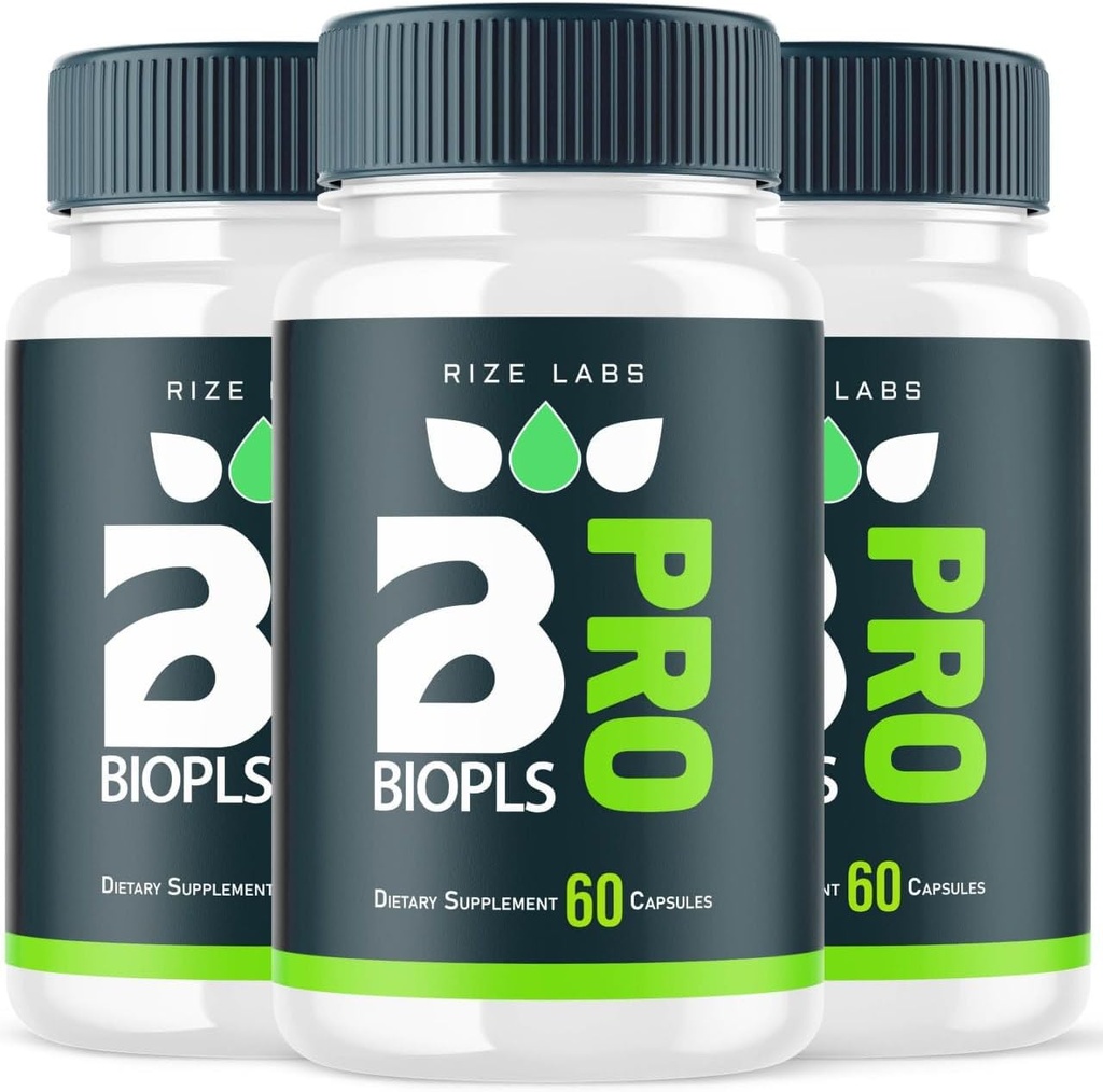 rize labs (3 Pack) Biopls Slim Pro Weight Loss Supplement, Biopls Capsules for Total Body Wellness and a Healthy Lifestyle, Biopls Pills for Leaner Physique, Bio Pls Reviews (180 cápsulas)