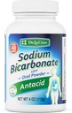Bicarbonato de Sodio Puro De La Cruz - Bicarbonato de Grado de la USP de Soda – 100% Puro Soda Baking – Aluminio Powder libre de ácido para la indigestión de acidez cardíaca - Empaquetado en EE.UU., 4 OZ.