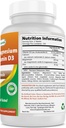 Mejores Naturales Cal Mag Zinc con vitamina D3 &amp; vitamina C 1000 mg