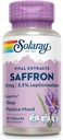 SOLARAY Saffron Extract - Sleep and Positive Mood Support - Vegan and Gluten Free Saffron Supplements - Lab Verified - 60-Day Guarantee - 30 Servings, 30 VegCaps