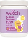 Wellah So Long Soreness BCAA Powder (Frozen Lemonade Flavored) 30 Servimientos - con Complejo de Hidratación