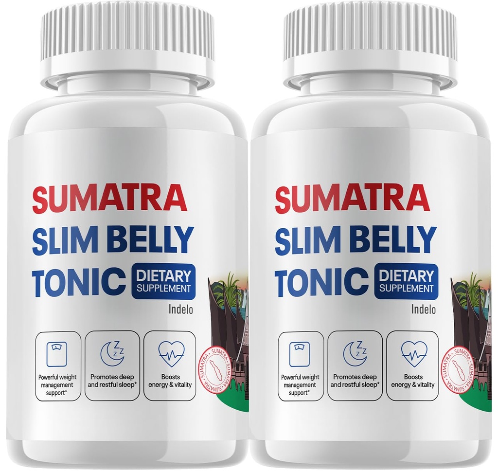(2 Pack) Sumatra Slim Belly Tonic - Slim Belly Suplemento dietético, Sumatra Slim Belly All-Natural Pills, Sumatra SlimBelly Reseñas (120 cápsulas)