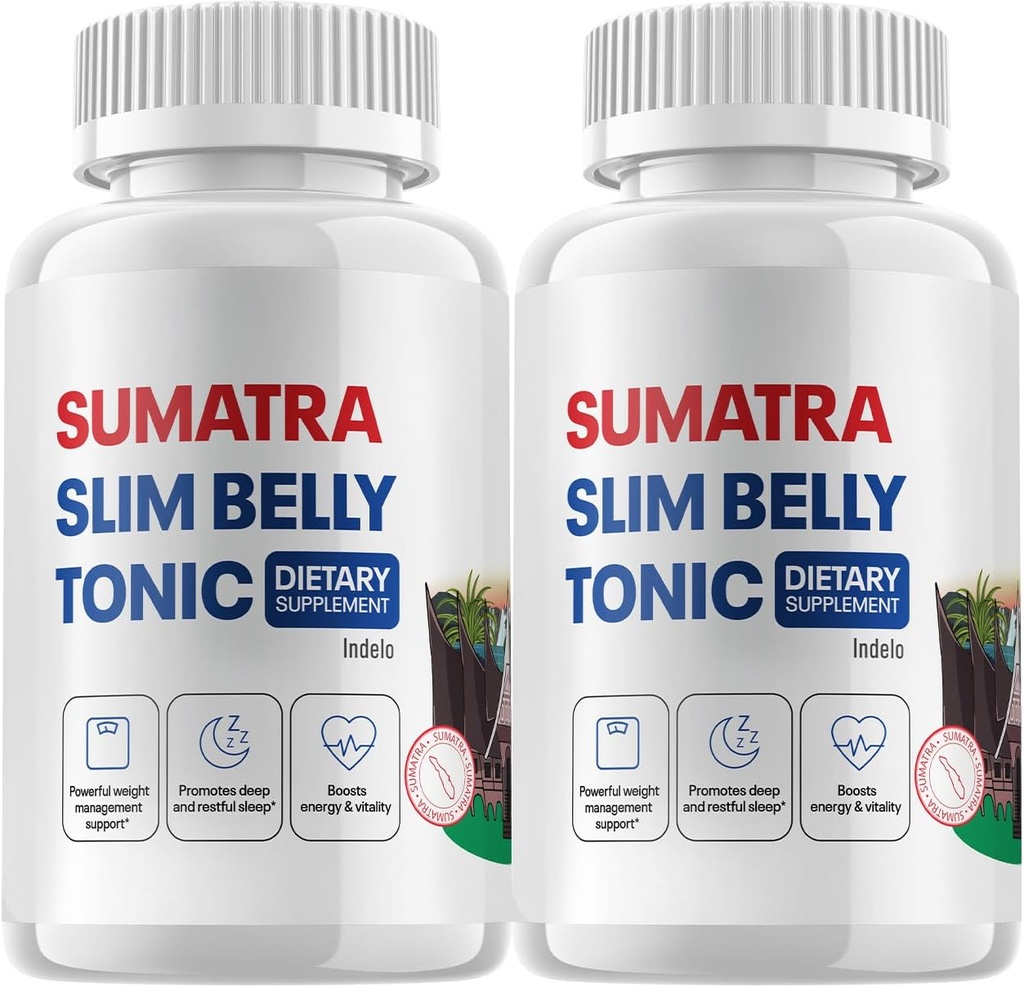 (2 Pack) Sumatra Slim Belly Tonic - Slim Belly Suplemento dietético, Sumatra Slim Belly All-Natural Pills, Sumatra SlimBelly Reseñas (120 cápsulas)