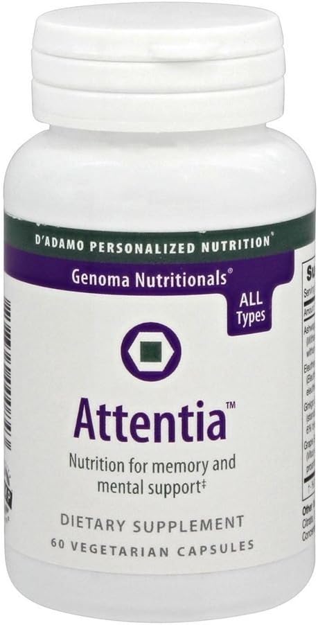D'Adamo Personalized Nutrition Attentia, 60 Cuenta