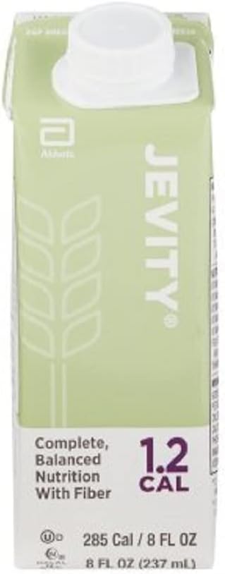 Jevity 1.2 Cal Suplemento Nutricional Desarmado (Jevidad 1.2 Cal - 8 oz Cartones) 1/Caso de 24 Cartones, 8 Fl Oz (Pack of 24)