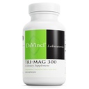 DAVINCI Tri-Mag 300 - Complejo triple con magnesio Glycinate, Taurinate & Malate - Suplemento de magnesio calma para el sueño - Nerve Soporte Fórmula - 120 cápsulas (30 servidos)