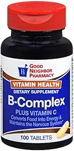 GNP Vitamina Salud B-Complex Plus Vitamina C (100 Tablas)