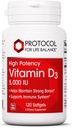 PROTOCOLO PARA LA BALANCE DE VIDA - Vitamina D3 5000 UI (High Potency) Apoya la Absorción del Calcio, la Bonificación y la Salud Dental, Función del Sistema Inmune, Sistema Nervioso y Función Cognitiva - 120 Softgels