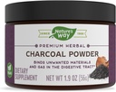 Powder de carbón herbal premium de la naturaleza, 800 mg Por porción; Polvo; Embalaje libre de BPA (Paquete de mayo Vary)