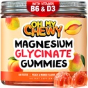 Centro-Filled Magnesium Glycinate Gummies 400MG - High Absorption for Kids, Adolescents & Adults - Suplemento para el sueño, la calma y la relajación muscular con B6 &amp; D3 - Gluten Gratis &amp; Vegan Friendly - 120 Condes