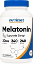 Nutricost Melatonin 20mg, 240 cápsulas, sin gluten