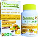 Tormérica Curcumin Capsules Extra Strength with Ginger & 95% Curcuminoids " Black Pepper Extract for Maximum Benefits. Todo Natural No GMO NO Polvo de arroz NO Stearate NO Silica- 90 Veg Cap