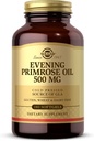 Solgar Evening Primrose Oil 500 mg, 180 Softgels - Promueve la piel sana y la salud cardiovascular - Soporte nutricional para mujeres - Gluten Free, Dairy Free - 180 Servings