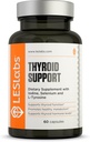 LES Labs Thyroid Support – Salud metabólica, Producción de hormonas tiroideas, Energía " Focus – Iodine, L-Tyrosine, Ashwagandha, Selenium " Turmeric – Suplemento No GMO – 60 cápsulas