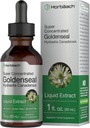 Horbäach Goldenseal Root Tincture TENIDO 1 Fl Oz TENIDO Líquido Suplemento de Extracto Silencio Hydrastis Canadensis Herb Drops ANTE Alcohol Gratis ← Vegetariano, No GMO, y Gluten Free