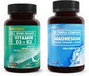 Complejo de magnesio triple BioEmblem con vitamina D3 K2