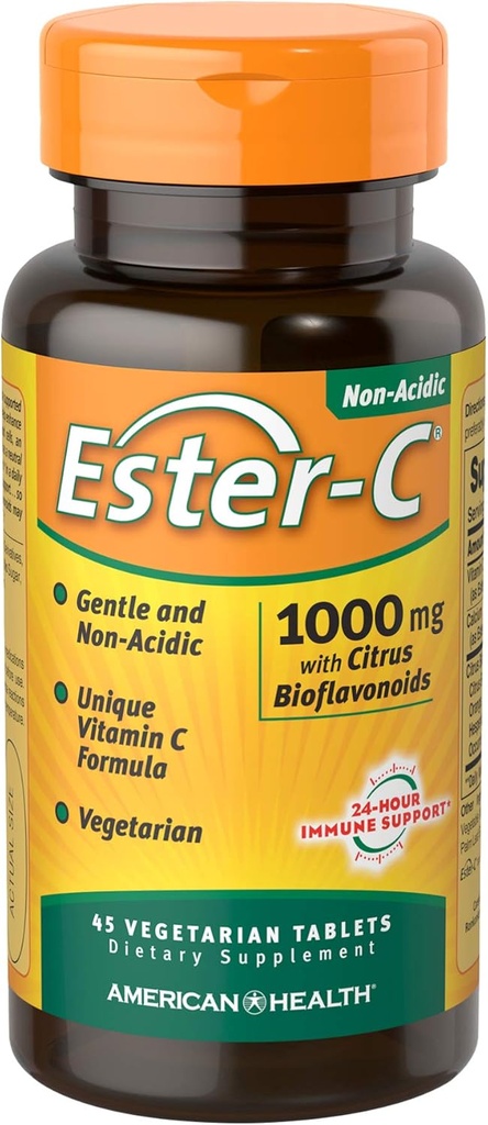 American Health Ester-C con Citrus Bioflavonoids, Tablet, 45 Cuenta