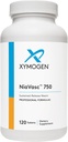 XYMOGEN NiaVasc 750 - Sustained-Release Niacin for a Lesser Flushing Effect - Supports The Maintenance of Healthy Blood Lipids (120 Time-Release Tablets)