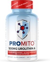 ProMito+ - Urolithin A Supplement - 1000mg Pure Urolithin A Dietary Supplement for Men &amp; Women - Good Alternative to NMN, NAD, CoQ10, Resveratrol & PQQ - Max Life Naturals, 60 cápsulas